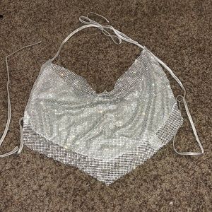 rhinestone halter top